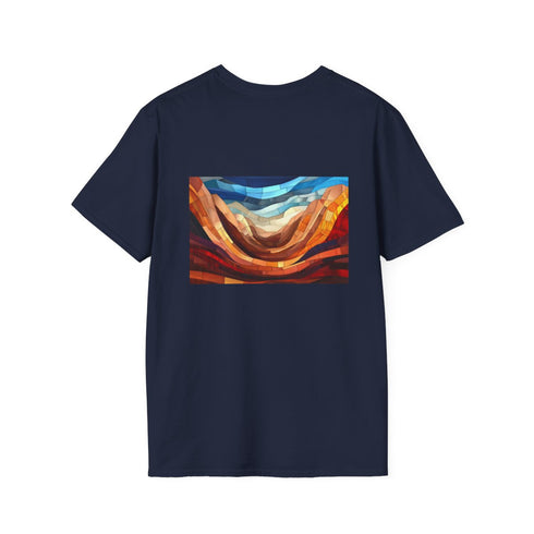 Stained Glass Canyon Art T-Shirt