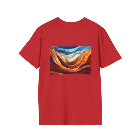 Stained Glass Canyon Art T-Shirt