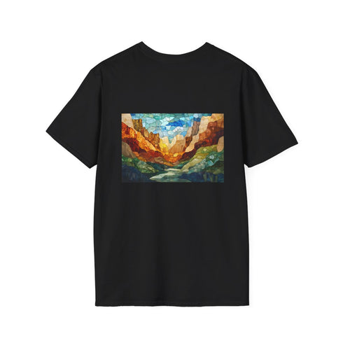 Stained Glass Canyon T-Shirt Design