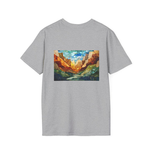 Stained Glass Canyon T-Shirt Design