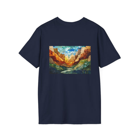 Stained Glass Canyon T-Shirt Design