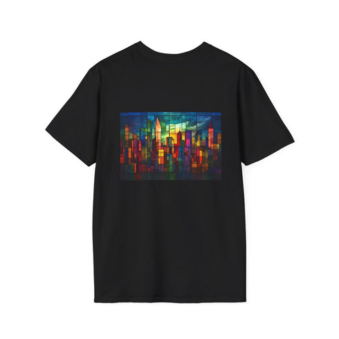 Stained Glass City Skyline Shirt