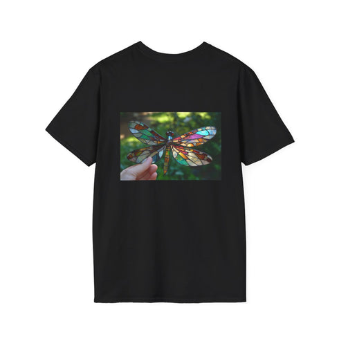 Stained Glass Dragonfly Wings T-Shirt