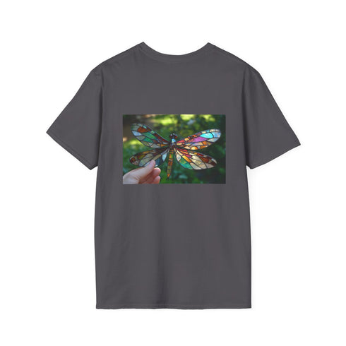 Stained Glass Dragonfly Wings T-Shirt
