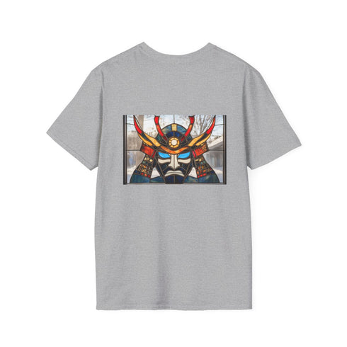 Stained Glass Samurai Mask Design