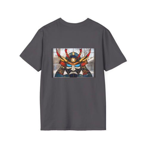 Stained Glass Samurai Mask Design