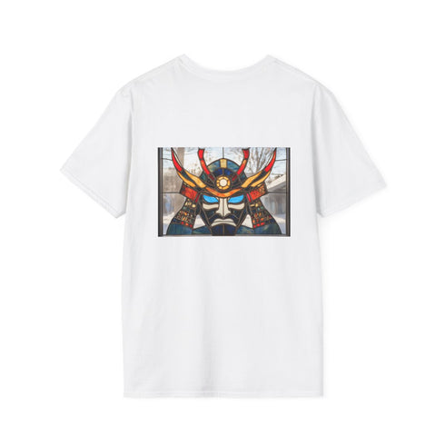 Stained Glass Samurai Mask Design