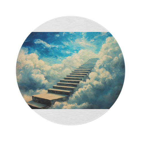 "Stairway to Heaven Round Rug"