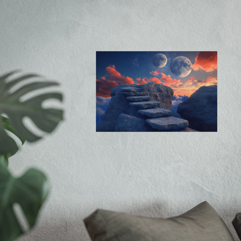 Stairway to the Moon Art