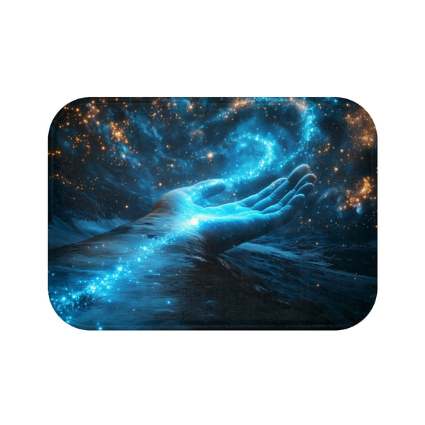 Star Pathway Handprint Bathroom Mat