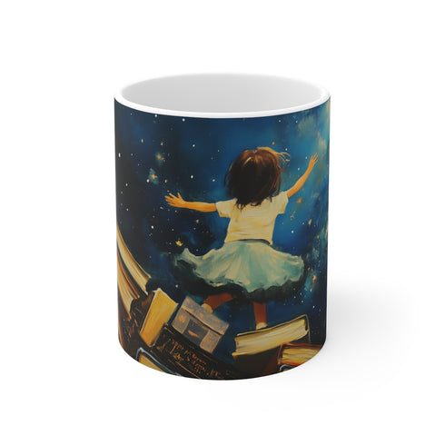 "Star-reaching Child's Adventure Mug"