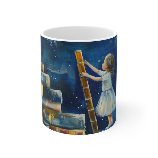 "Star-Seeking Child Mug"