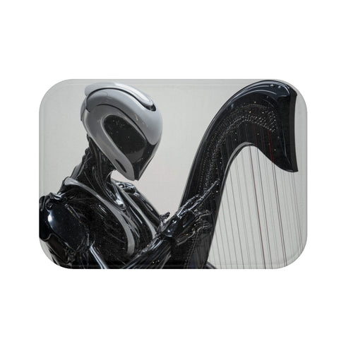 Stardust Music Harp Bath Mat