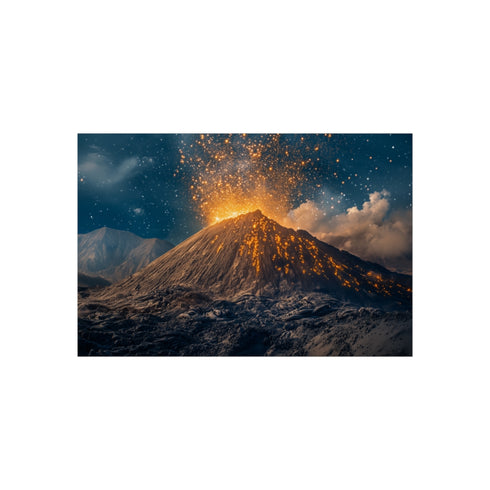 "Stardust Rain from Inverted Volcano"