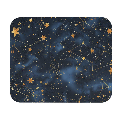 Stargaze with Constellation Stars Mouse Pad