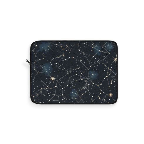 "Stargazer Laptop Sleeve: Constellation Stars"