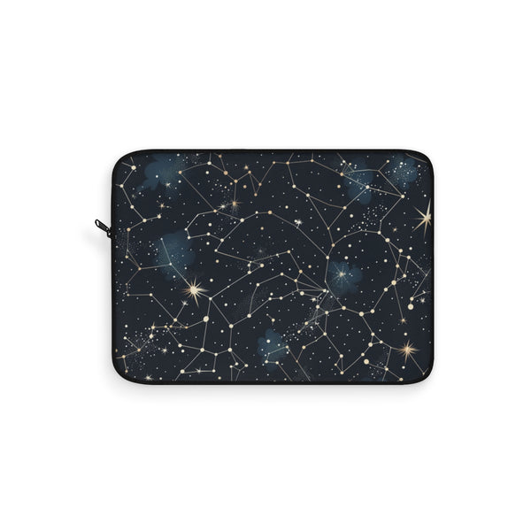 "Stargazer Laptop Sleeve: Constellation Stars"