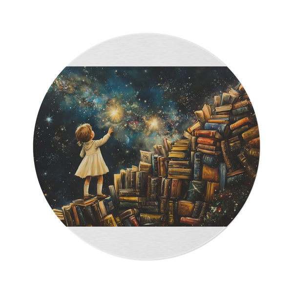 "Stargazer's Dream Round Rug"
