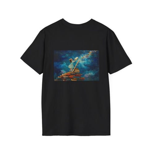 Stargazing Child Bookworm Tee