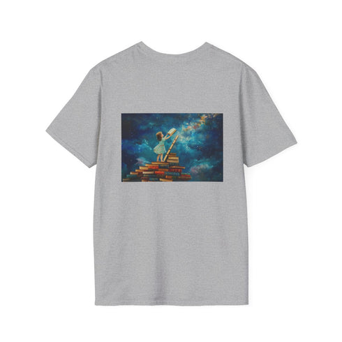 Stargazing Child Bookworm Tee