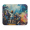 Stargazing Child Mouse Pad