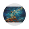"Stargazing Child Round Rug"