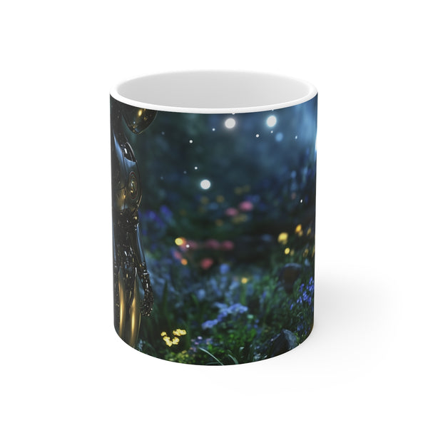 Starlight Garden Robot Coffee Mug