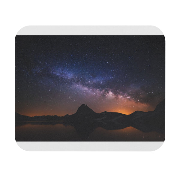 Starlit Mountain Night Mouse Pad