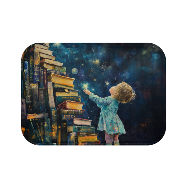 "Starry Adventure Kids Bath Mat"