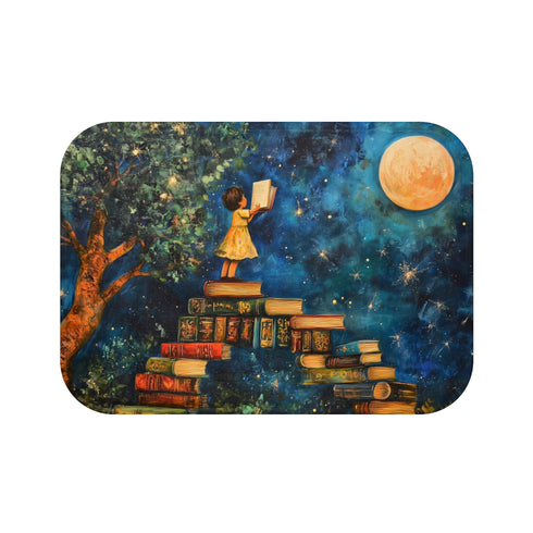 "Starry Dreams Kids Bath Mat"