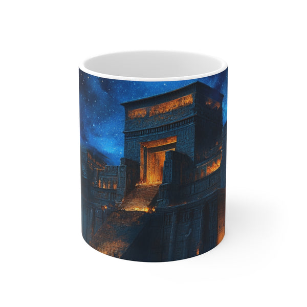 "Starry Night Babylon Mug"