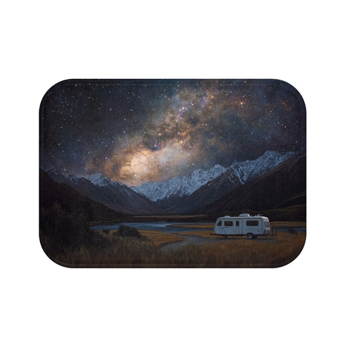 Starry Night Bath Mat: Aoraki Mackenzie Sky Reserve