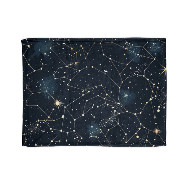 "Starry Night Bed Cover: Constellation Stars"