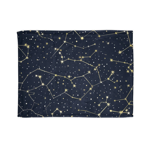 "Starry Night Constellation Bed Cover"