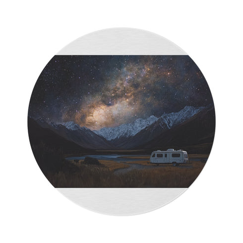 "Starry Night Round Rug"
