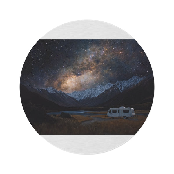 "Starry Night Round Rug"