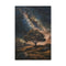 "Starry Night Sky Galaxy Canvas"