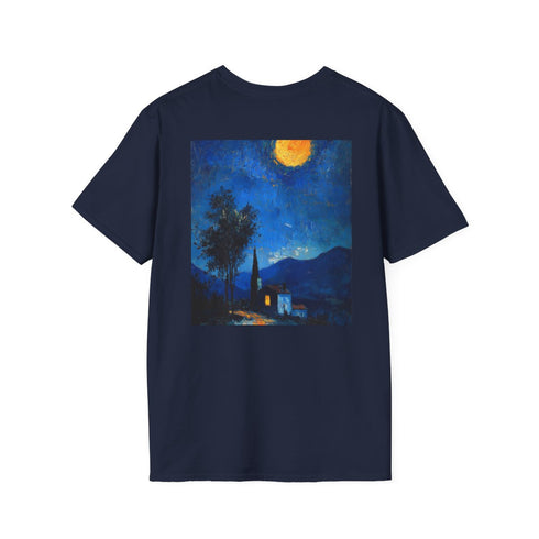 Starry Night Sky Swirl T-Shirt: Van Gogh Inspired