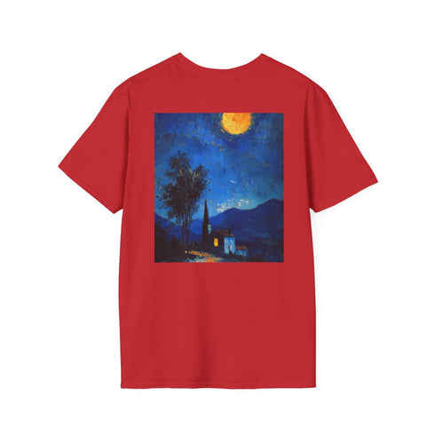 Starry Night Sky Swirl T-Shirt: Van Gogh Inspired