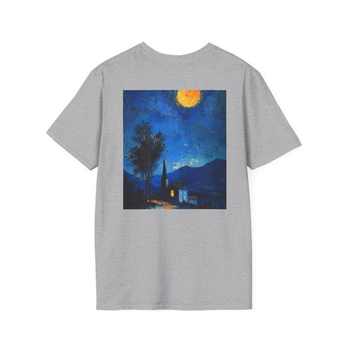 Starry Night Sky Swirl T-Shirt: Van Gogh Inspired