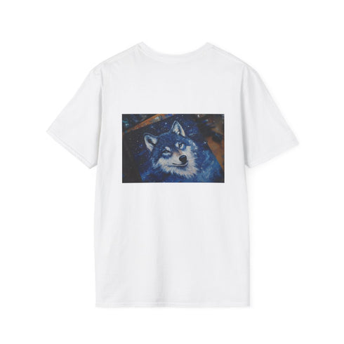 Starry Night Sky Wolf T-Shirt