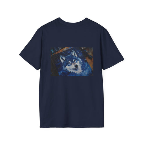 Starry Night Sky Wolf T-Shirt