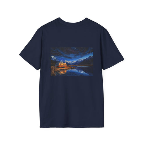 Starry Nights in Aoraki - Unleash the magic of the dark skies in Aoraki Mackenzie Dark Sky Reserve, New Zealand with this stunning t-shirt featuring twinkling stars. Perfect for stargazers and nature lovers alike.