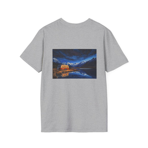 Starry Nights in Aoraki - Unleash the magic of the dark skies in Aoraki Mackenzie Dark Sky Reserve, New Zealand with this stunning t-shirt featuring twinkling stars. Perfect for stargazers and nature lovers alike.