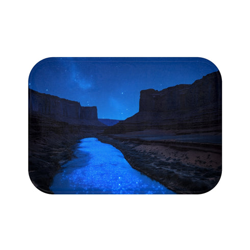 "Starry River Bath Mat Desert"