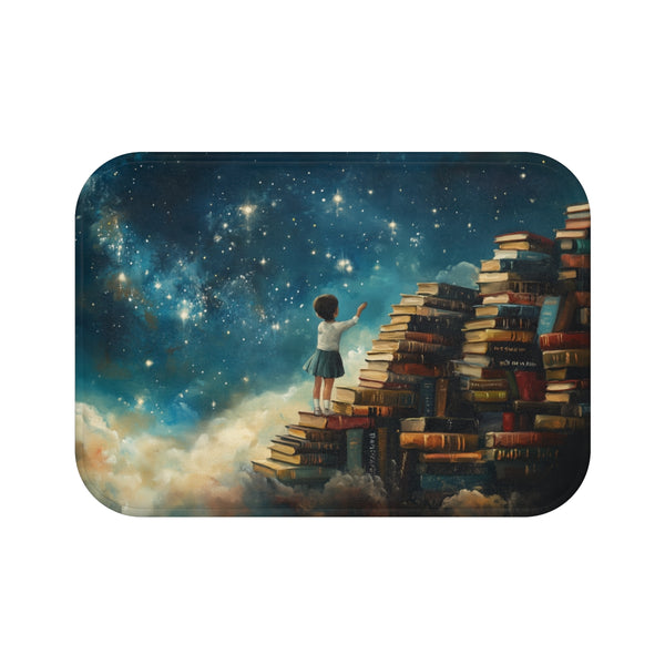 "Starry Skies Bath Mat: Inspire Childhood Wonder"