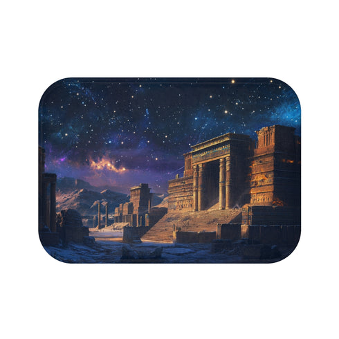 "Starry Sky Babylon Bath Mat"