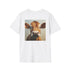 Startled Bovine Tee: Moo-tiful Surprise