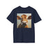 Startled Bovine Tee: Moo-tiful Surprise