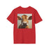 Startled Bovine Tee: Moo-tiful Surprise